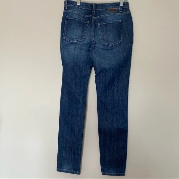 Boden Blue Denim Skinny Ankle Skimmer Mid-Rise Jeans, size 8L - Picture 6 of 15